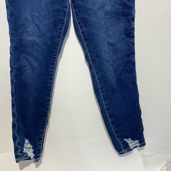 American Eagle Outfitters Women's Blue Next Level Stretch Skinny Jeans Size 10 - Picture 3 of 9